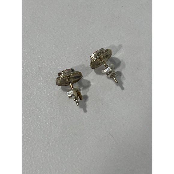 Diamond Bar Coral Southwestern Earrings Womens Silver Boho Hippie NEW - Picture 3 of 5